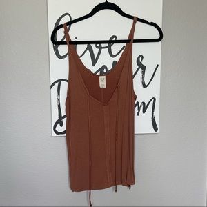 Free people burnt orange tank